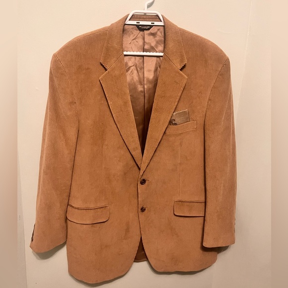 Lauren Ralph Lauren - Men’s XL - Corduroy - Blazer / Sport Coat - Tan - Picture 14 of 16